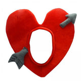 Maxbell 5xRed Heart Hat Headgear Photo Props Head Warm Cover for Adults Party Holiday