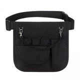 Maxbell 2xNurse Fanny Pack Waist Pouch Organizer Multiple Pocket Tape Holder Storage Black