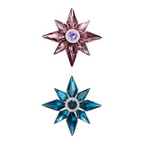 Maxbell 2pcs Brooch Pins Elegant Cute Rhinestone Brooch Pin for Engagement Party