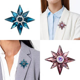 Maxbell 2pcs Brooch Pins Elegant Cute Rhinestone Brooch Pin for Engagement Party