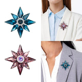 Maxbell 2pcs Brooch Pins Elegant Cute Rhinestone Brooch Pin for Engagement Party