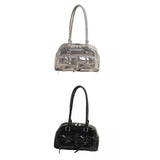 Maxbell 2pcs Women PU Leather Shoulder Bag Ladies Shoulder Purse with zipper