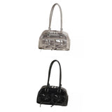 Maxbell 2pcs Women PU Leather Shoulder Bag Ladies Shoulder Purse with zipper