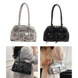 Maxbell 2pcs Women PU Leather Shoulder Bag Ladies Shoulder Purse with zipper