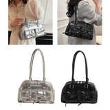 Maxbell 2pcs Women PU Leather Shoulder Bag Ladies Shoulder Purse with zipper