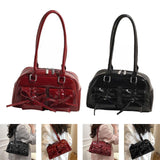Maxbell 2pcs Women PU Leather Shoulder Bag Ladies Shoulder Purse