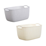 Maxbell 2pcs Storage Basket Hollow Design Bin for Clothes Cosmetics Various Sundries