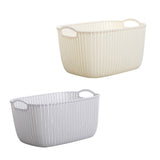 Maxbell 2pcs Storage Basket Hollow Design Bin for Clothes Cosmetics Various Sundries