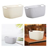 Maxbell 2pcs Storage Basket Hollow Design Bin for Clothes Cosmetics Various Sundries