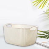 Maxbell 2pcs Storage Basket Hollow Design Bin for Clothes Cosmetics Various Sundries