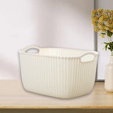 Maxbell 2pcs Storage Basket Hollow Design Bin for Clothes Cosmetics Various Sundries