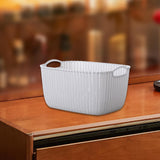 Maxbell 2pcs Storage Basket Hollow Design Bin for Clothes Cosmetics Various Sundries
