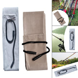 Maxbell 2x Fishing Rod Protective Cover Pouch Protector Velvet Fishing Pole Bag