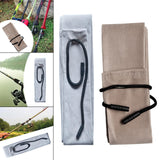 Maxbell 2x Fishing Rod Protective Cover Pouch Protector Velvet Fishing Pole Bag