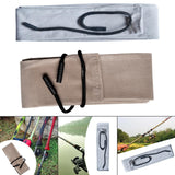 Maxbell 2x Fishing Rod Protective Cover Pouch Protector Velvet Fishing Pole Bag