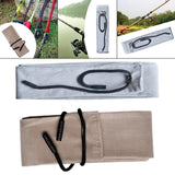 Maxbell 2x Fishing Rod Protective Cover Pouch Protector Velvet Fishing Pole Bag