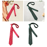 Maxbell 2x Mens Necktie Embroidered Neck Tie for Groomsmen Wedding Ties