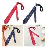 Maxbell 2x Mens Tie Embroidered Trendy Soft Clothes Tie for Wedding Father's Day