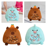 Maxbell 2Pcs stuffed Doll Casual Decorative Removable Doll for Dating Family Traveling