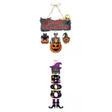 Maxbell 2x Halloween Paper Hanging Ornaments Halloween Decorations for Party Outside