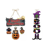 Maxbell 2x Halloween Paper Hanging Ornaments Halloween Decorations for Party Outside