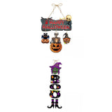 Maxbell 2x Halloween Paper Hanging Ornaments Halloween Decorations for Party Outside