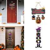 Maxbell 2x Halloween Paper Hanging Ornaments Halloween Decorations for Party Outside