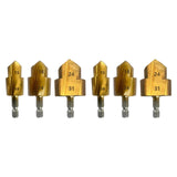 Maxbell 6Pcs PPR Lifting Stepped Drill (20mm+25mm+32mm)x2