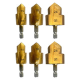 Maxbell 6Pcs PPR Lifting Stepped Drill (20mm+25mm+32mm)x2