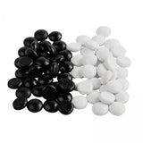 Maxbell 2x70 Pieces Go Game Stones for Strategy Board Games Weiqi Gobang Go Board Game