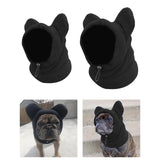 Maxbell 2pcs Dog Winter Hat and Scarf Set Soft Ears Hoodie S and M