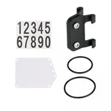 Maxbell 2xRoad Bike Number Plate Holder Cycling Race Cards Bracket Fixed Rear Rack Non Round Tube