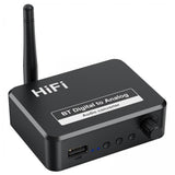 Maxbell 2xBluetooth 5.1 Audio Transmitter Receiver Coaxial Optical Fiber 3.5mm AUX