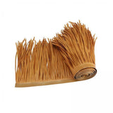 Maxbell 2xStraw Roof Thatch Simulation Durable Panel Palm Thatch Roll for Garden Patio C