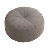 Maxbell 2xRound Floor Pillow Meditation Floor Pillow for Adults Kids Chair Studio Dark Gray