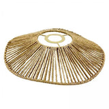 Maxbell 2xHandwoven Rope Lampshade Pendant Light Shade for Kitchen Island Home Hallway yellow