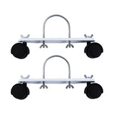 Maxbell 2x1 Pair Electric Heating Oil Heater Support Holder Replace Parts Replacements Black Wheel