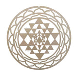 Maxbell 2xSri Yantra Wall Decor Spiritual Gift Sacred Geometry for Zen Meditation Yoga