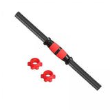 Maxbell 2xBarbell Bar Portable AntiSlip Grip Threaded Handles for Exercise Workout Gym 35cm