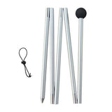 Maxbell 2xTent Rods Canopy Poles Awning Support Pole Outdoor Gardening Shelter Tent Poles