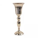 Maxbell 2xIron Flower Vase Stem Bunch Gold Bouquet Floral Arrangement Table Decoration height 39cm