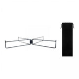 Maxbell 2xFoldable Cooler Stand Sturdy Foldable Stand Rack for Barbecue Cooking Travel Black