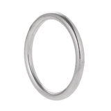 Maxbell 2 Piece Seamless Stainless Steel O Round Rings Circle Craft Webbing Boat