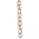 Maxbell 2xRain Chains Replace Metal Rainwater Catcher Chain for Awnings Backyard Sheds Rings