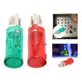 Maxbell Set of 2 220V Indicator Light Lamp -14A Panel Mount