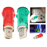 Maxbell Set of 2 220V Indicator Light Lamp -14A Panel Mount