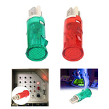 Maxbell Set of 2 220V Indicator Light Lamp -14A Panel Mount