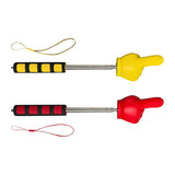 Maxbell 2 Piece Telescopic Teacher Pointer Extendable for Meeting Presentation