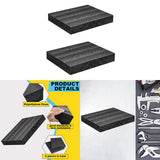 Maxbell Set of 2 Cuttable Foam Insert Drawer Foam Liner for Toolbox Camera Storage