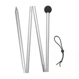 Maxbell 2xTent Poles Preassembled Bracket 160cm/200cm Shelter Canopy Poles Canopy Rods 1.6M pointed tip